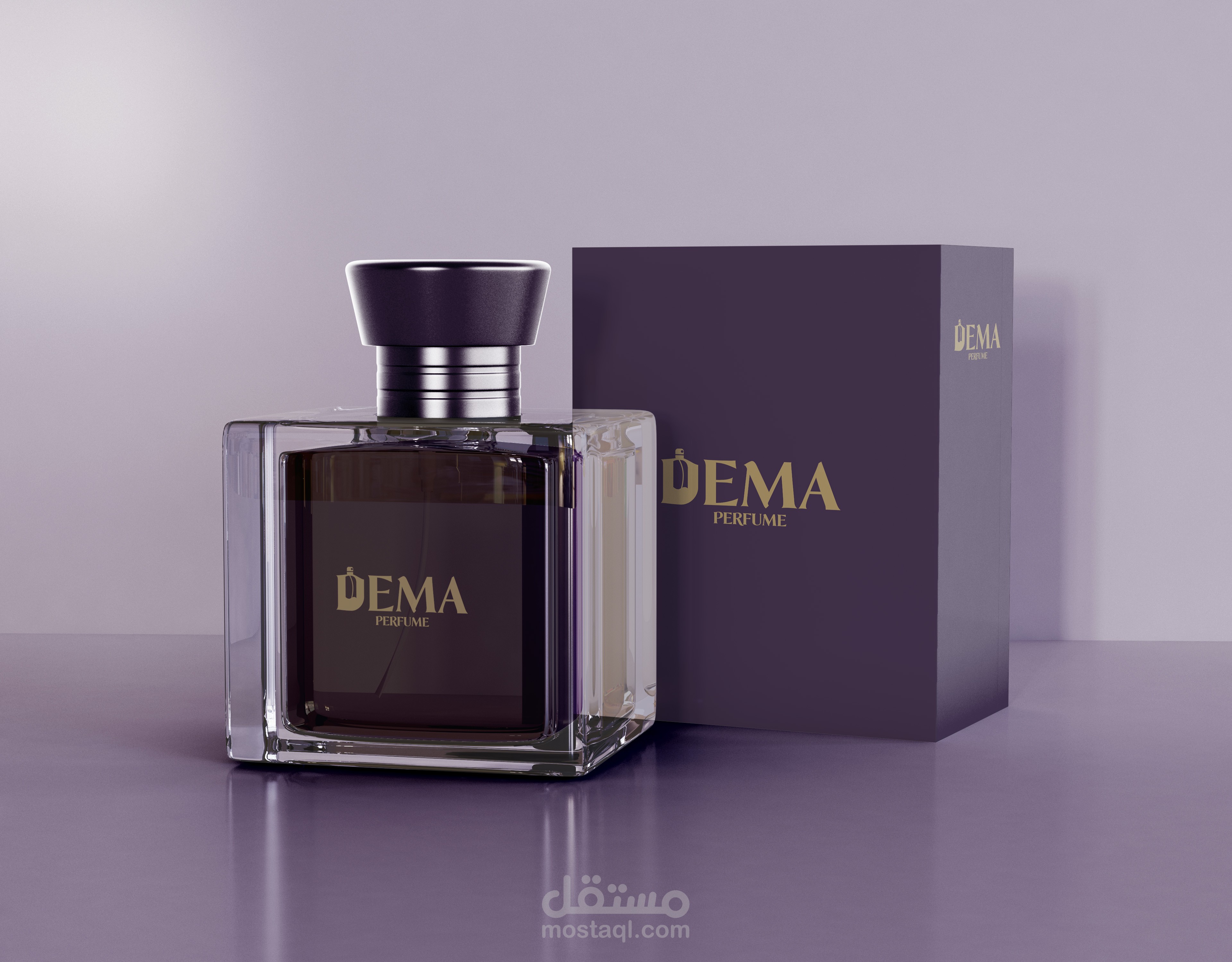 تصميم هوية بصرية لمحل عطور