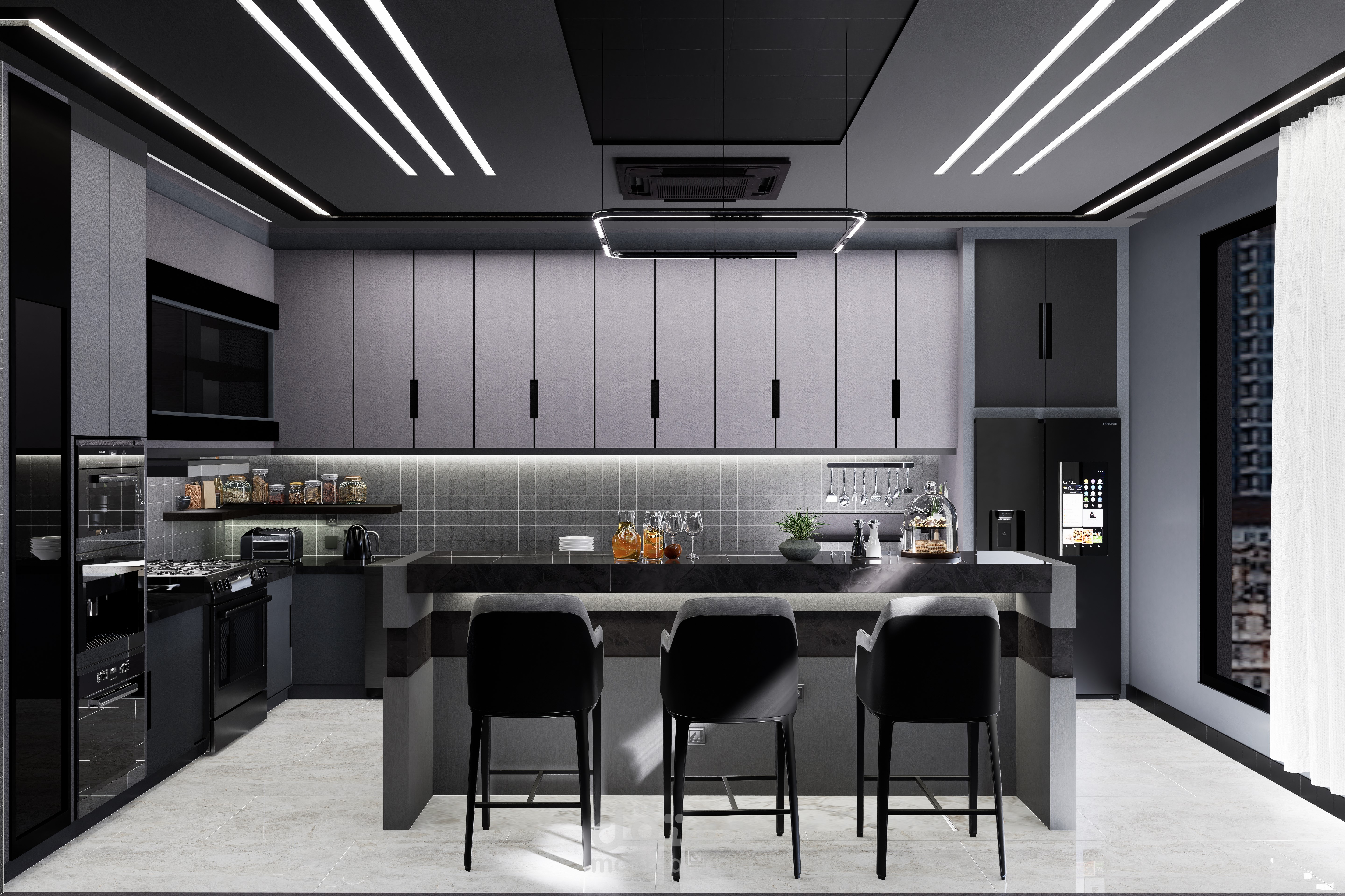 تصميم مطبخ حديث