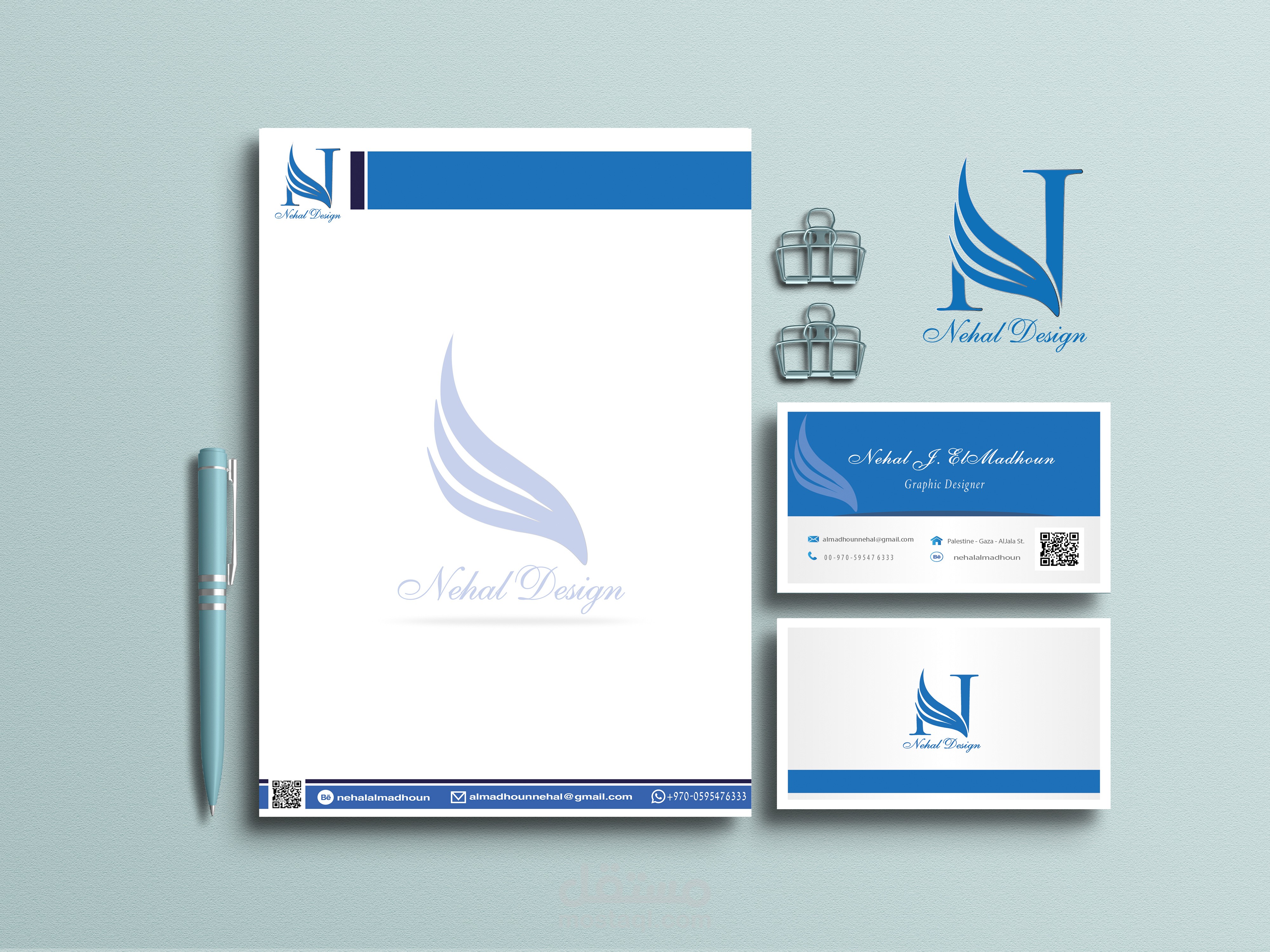 تصميم شعارات وهوية بصرية