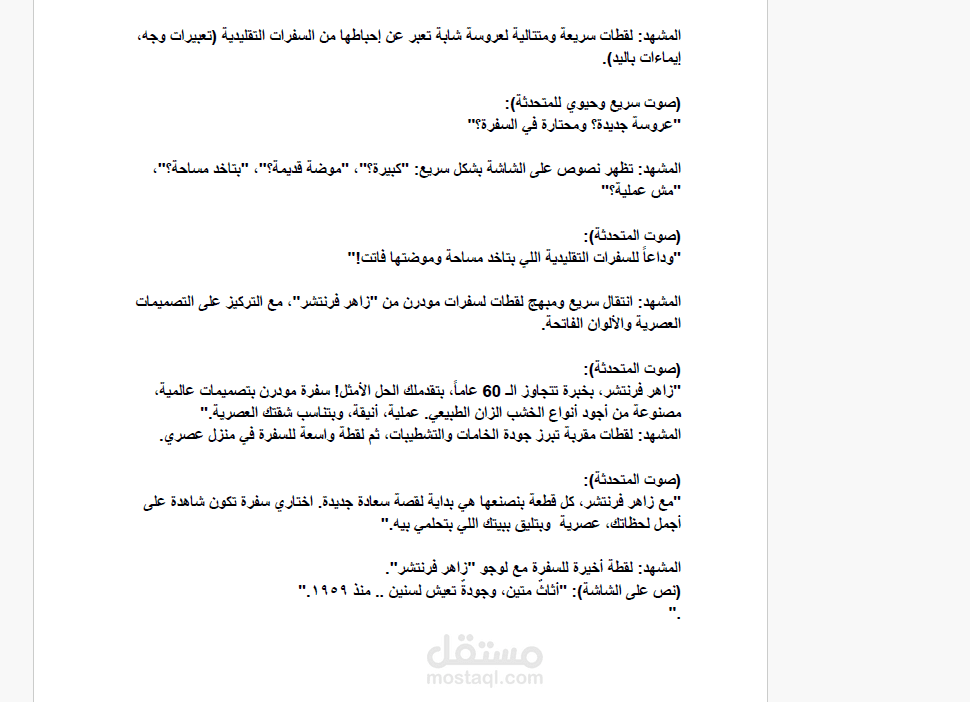 الإستراتيجية الشاملة للمحتوى الرقمي لZaher Furniture