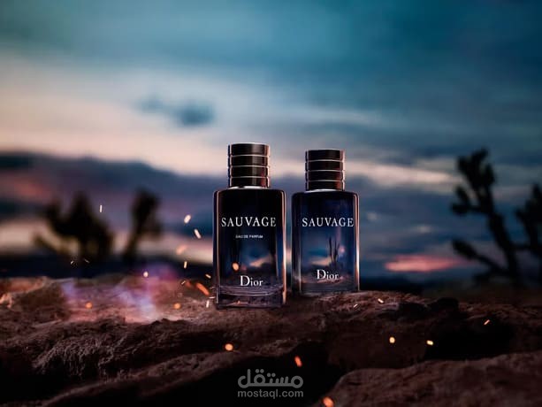 تصميم اعلان فيديو لمتجر عطور بدون تعليق