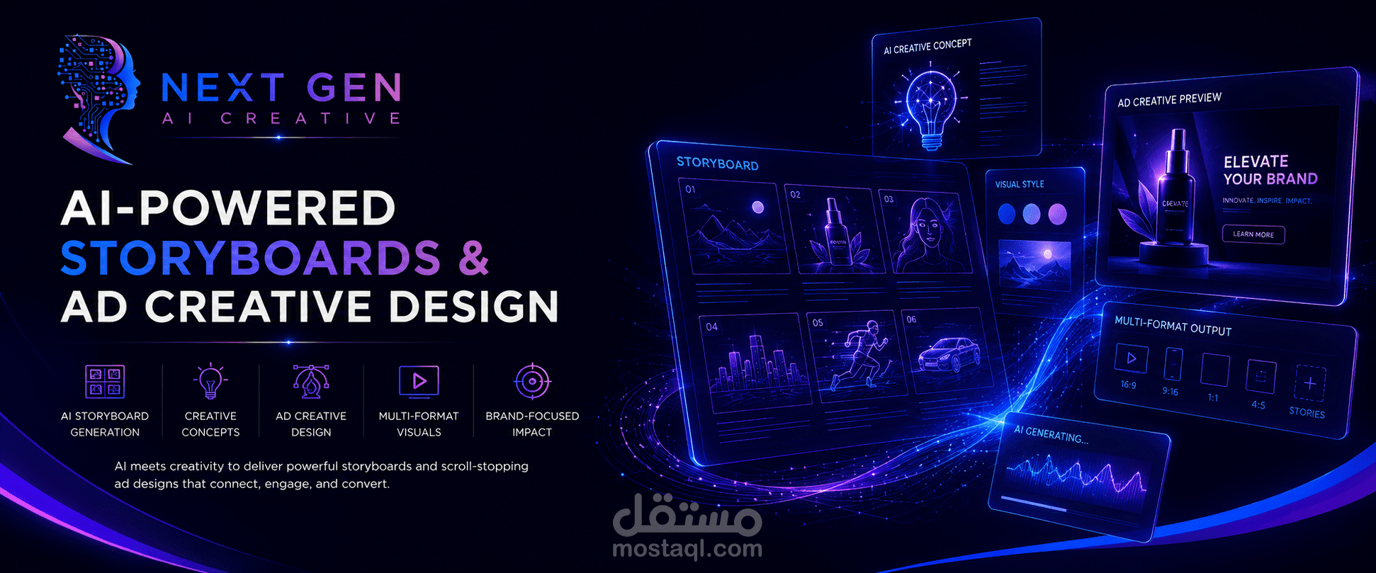 إعداد Storyboard احترافي لإعلانات المنتجات والفيديوهات التسويقية
