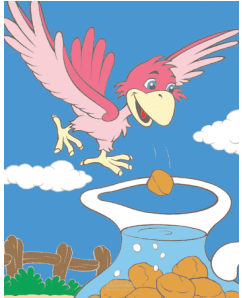 قصه الغراب العطشان (مترجمه) .