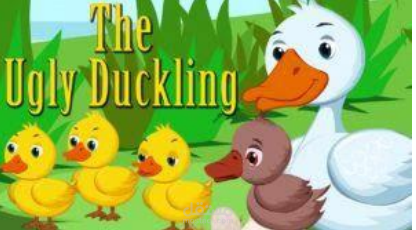 قصه البطه القبيحه (مترجمه) .