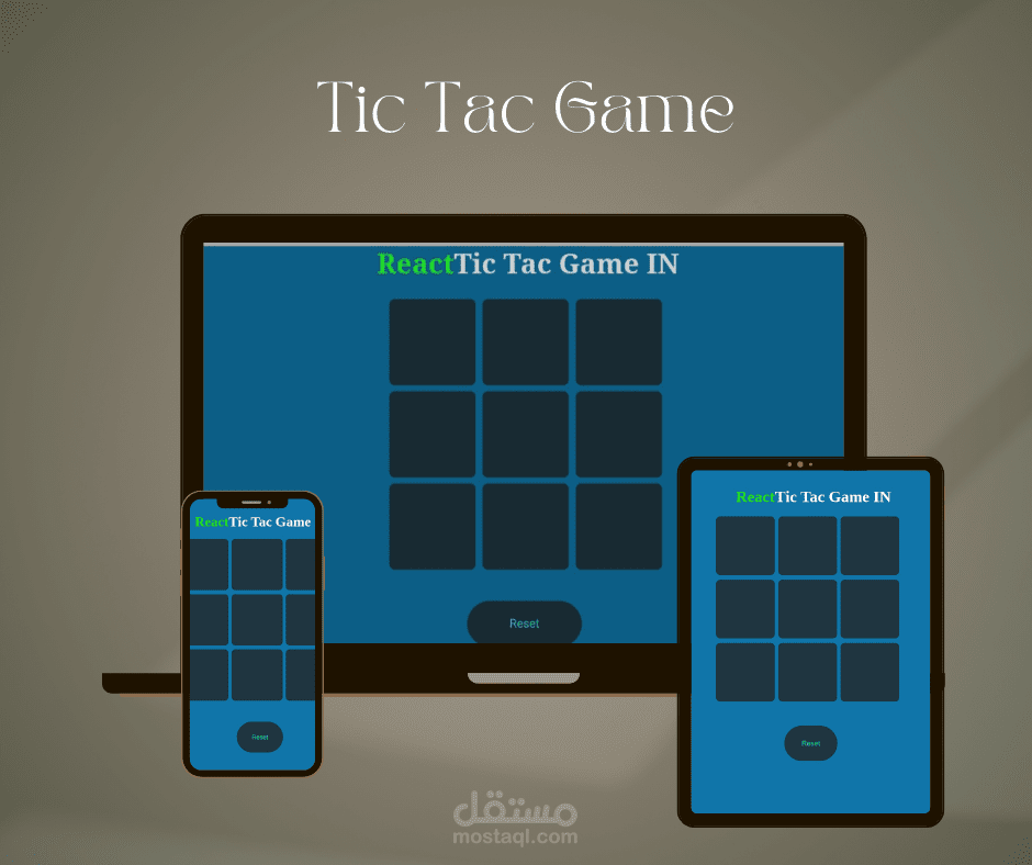Interactive Tic Tac Toe Game with React