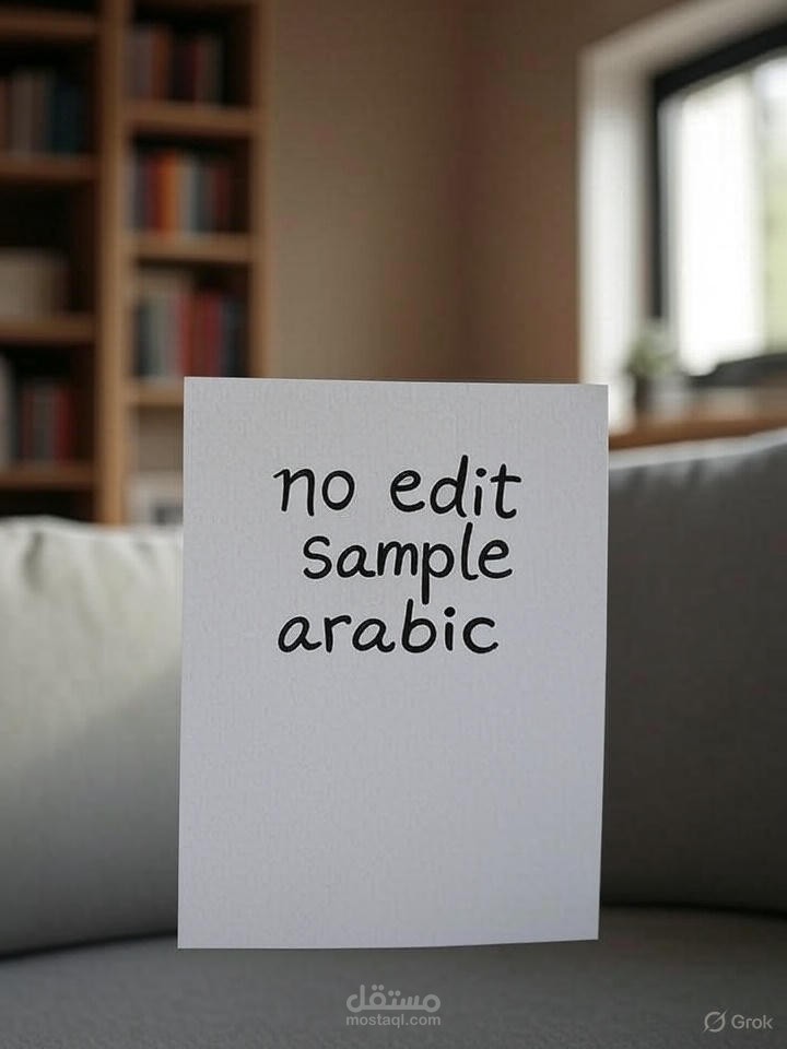 عينة تعليق صوتية بدون تعديلات، لتشييك البيئة الصوتية