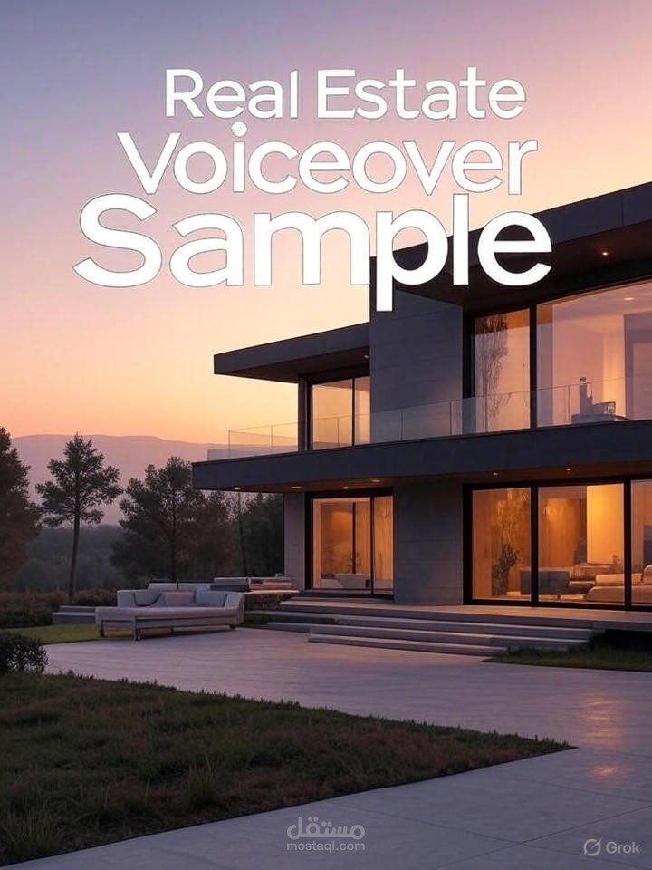 فويس أوفر إعلان عقاري