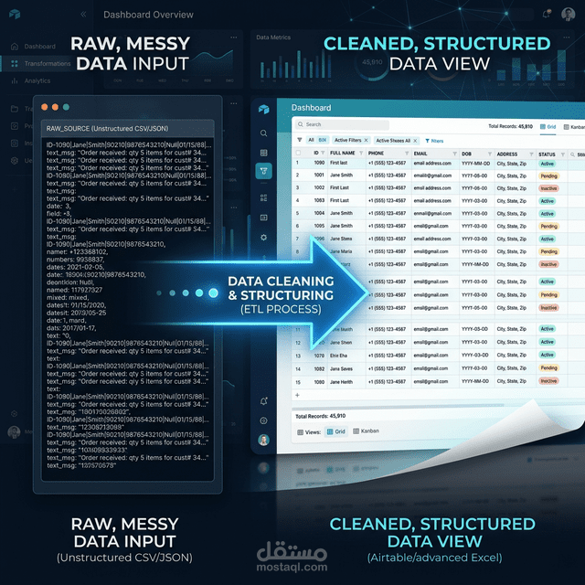 استخراج وسحب البيانات من المواقع (Web Scraping) | تصدير إلى Excel & JSON