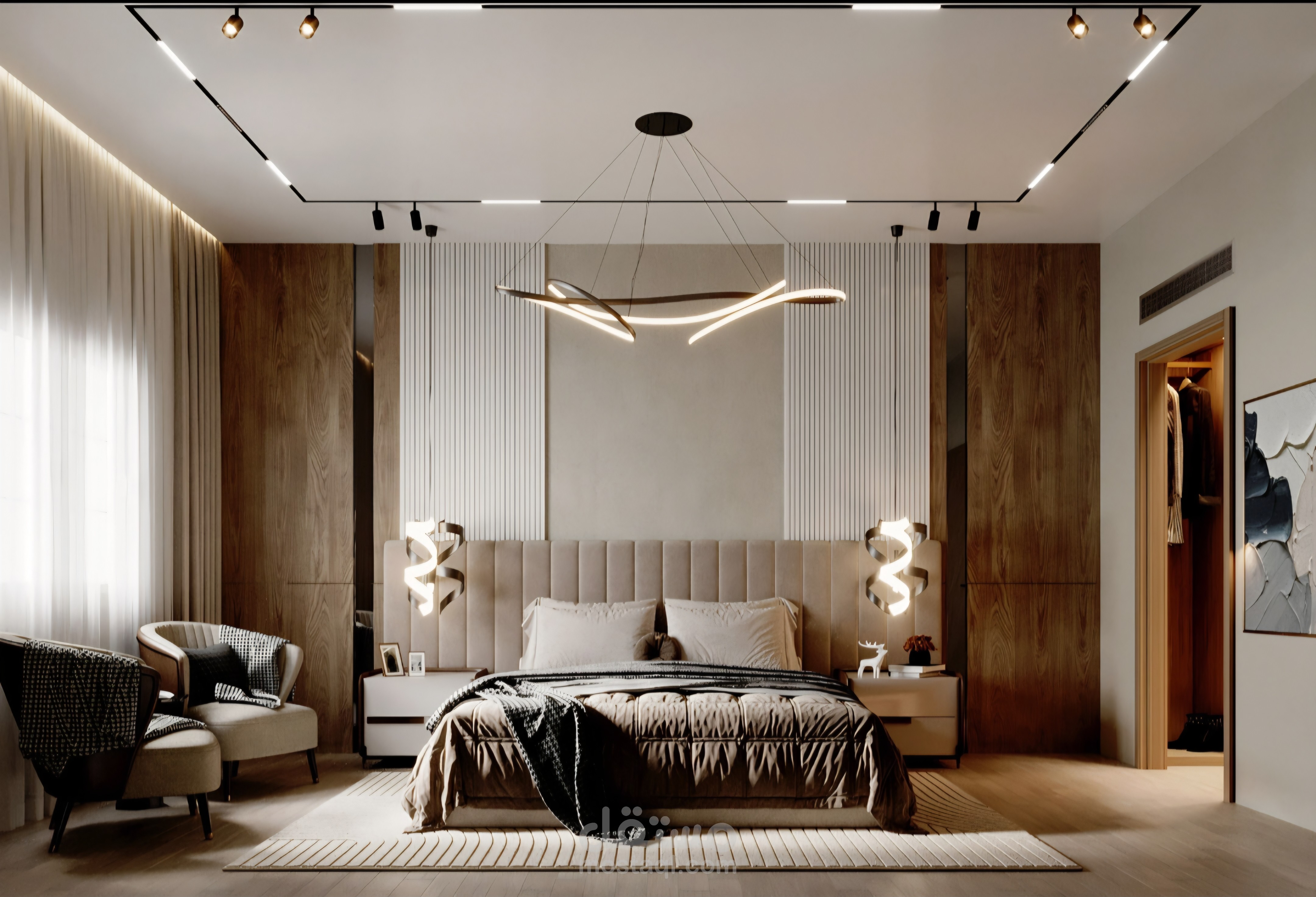 Modern  Master Bedroom