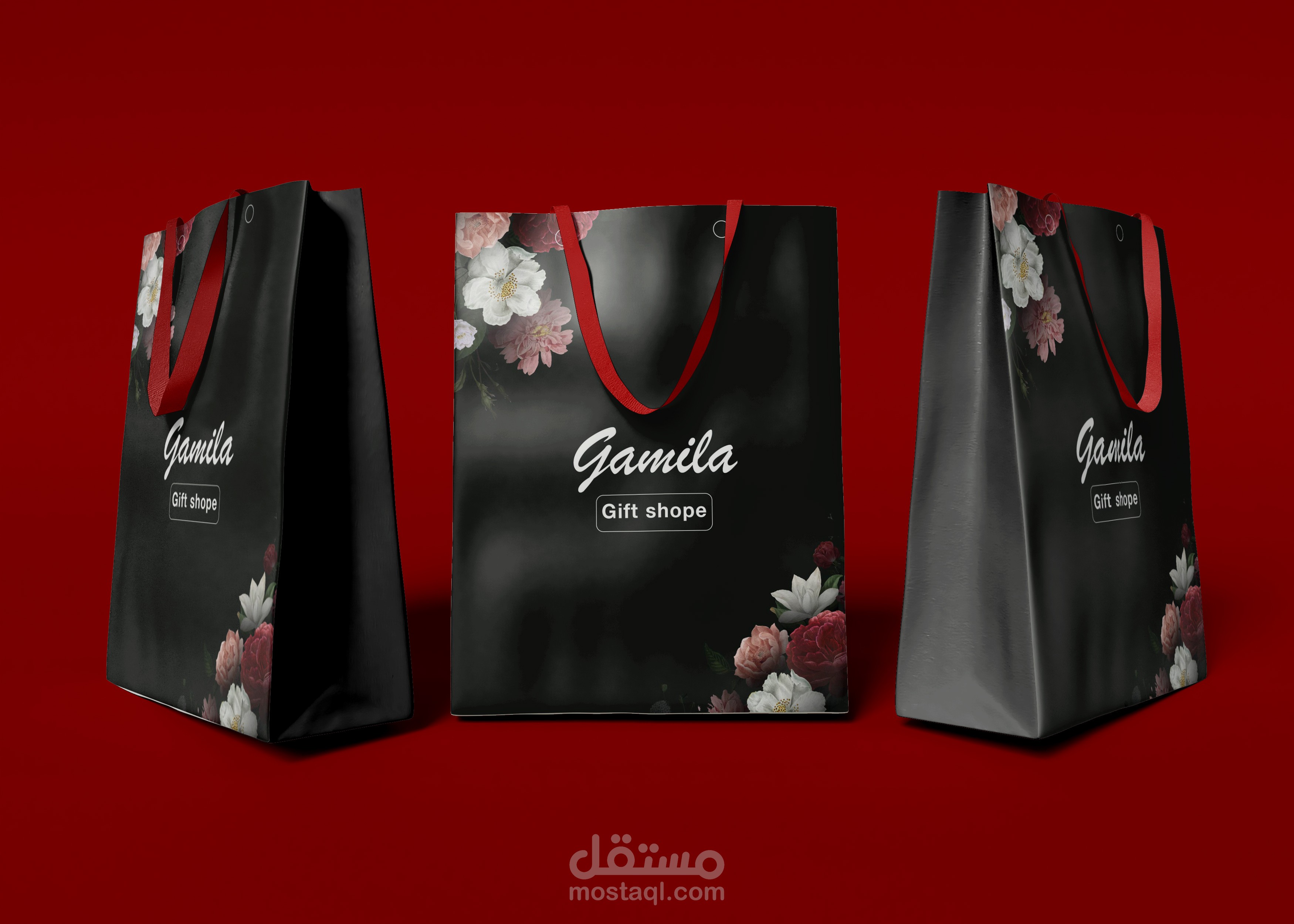 تصميم شنطة ورقية