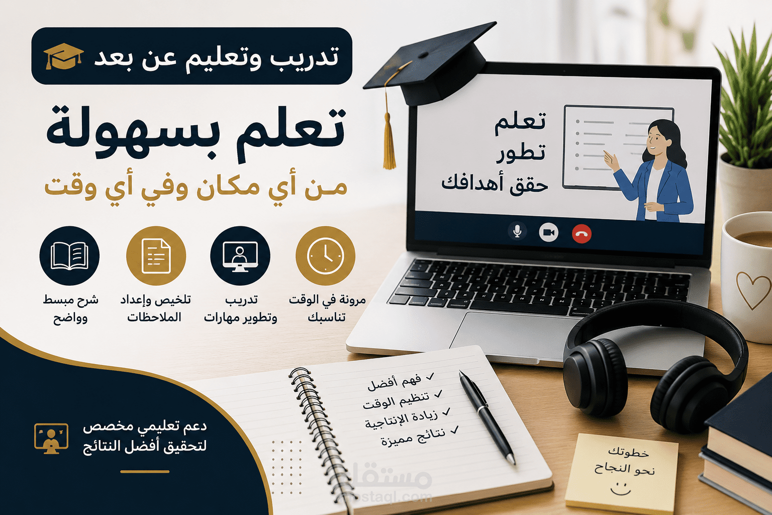 تدريب وتعليم عن بعد