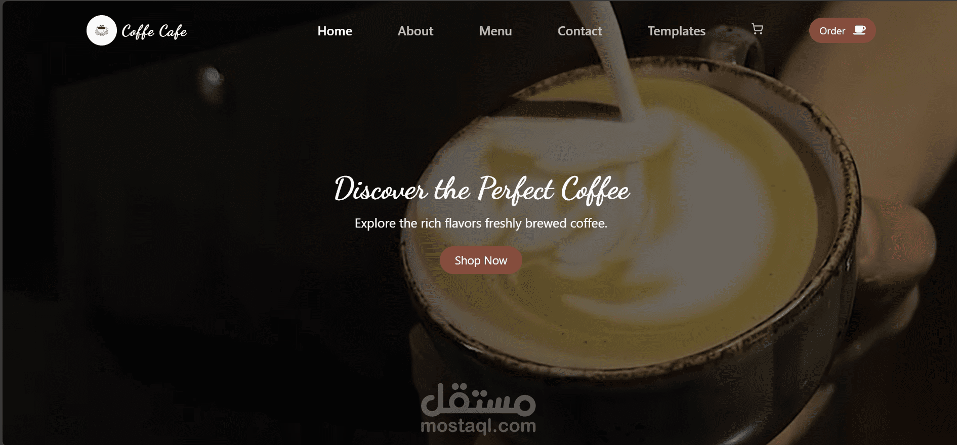 Coffee Cafe - A Modern Café Website