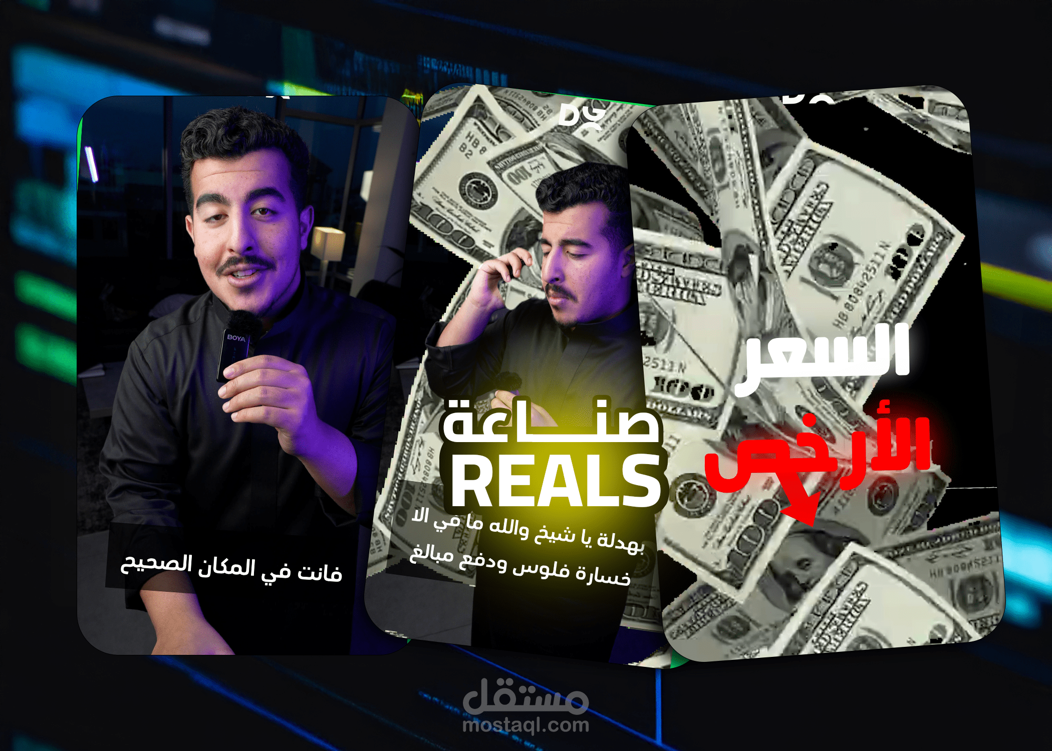 مونتاج ريلز \ محتوي تسويقي