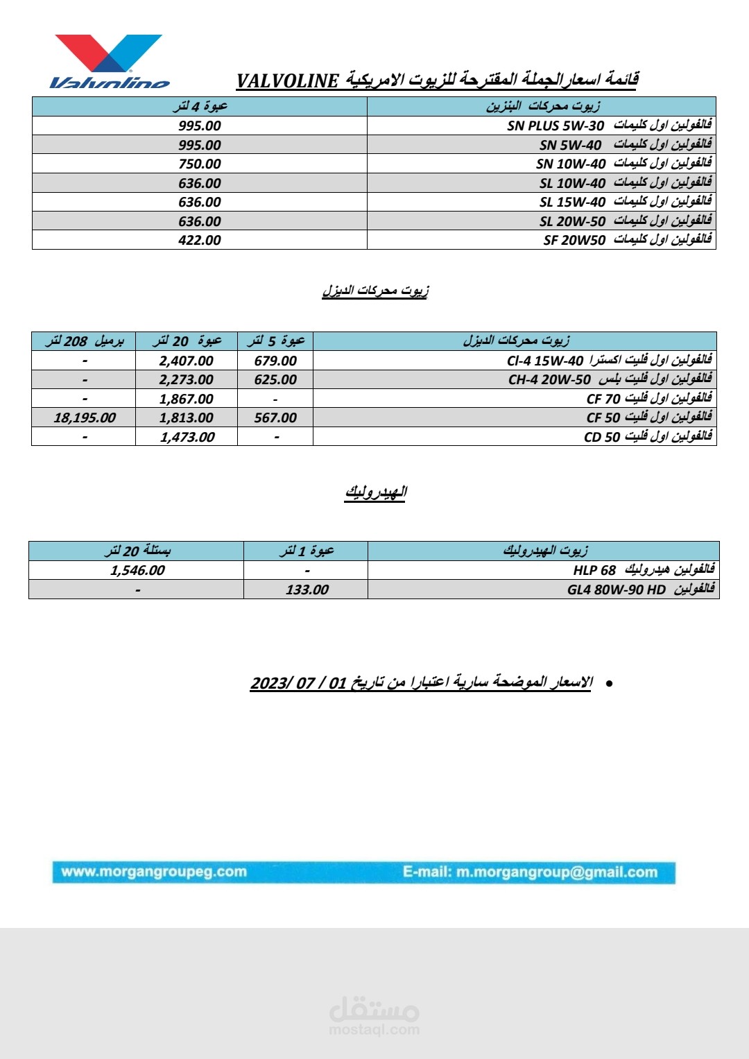 عرض اسعار