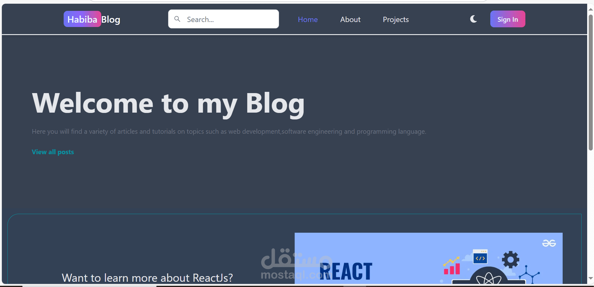 blog project