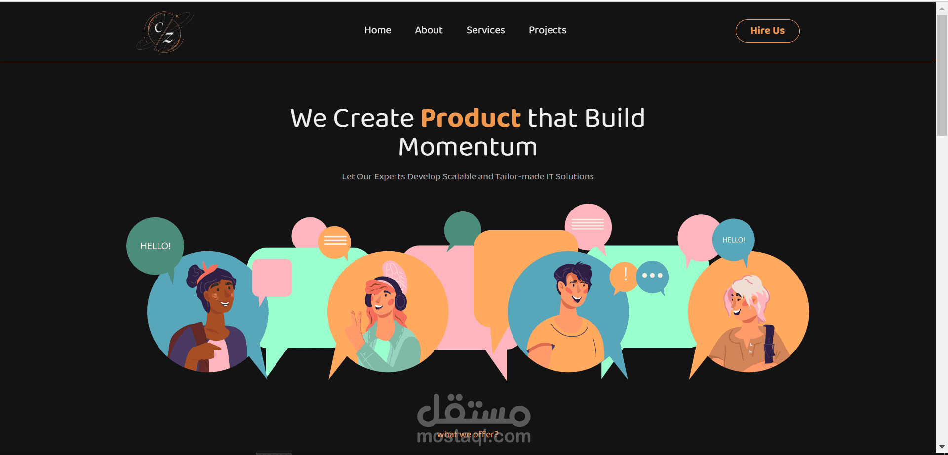 portfolio for software house