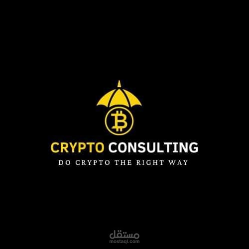شعار لشركة استشارات عملات رقمية