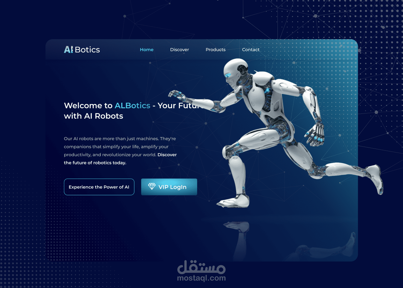AI Website UX UI Deasign
