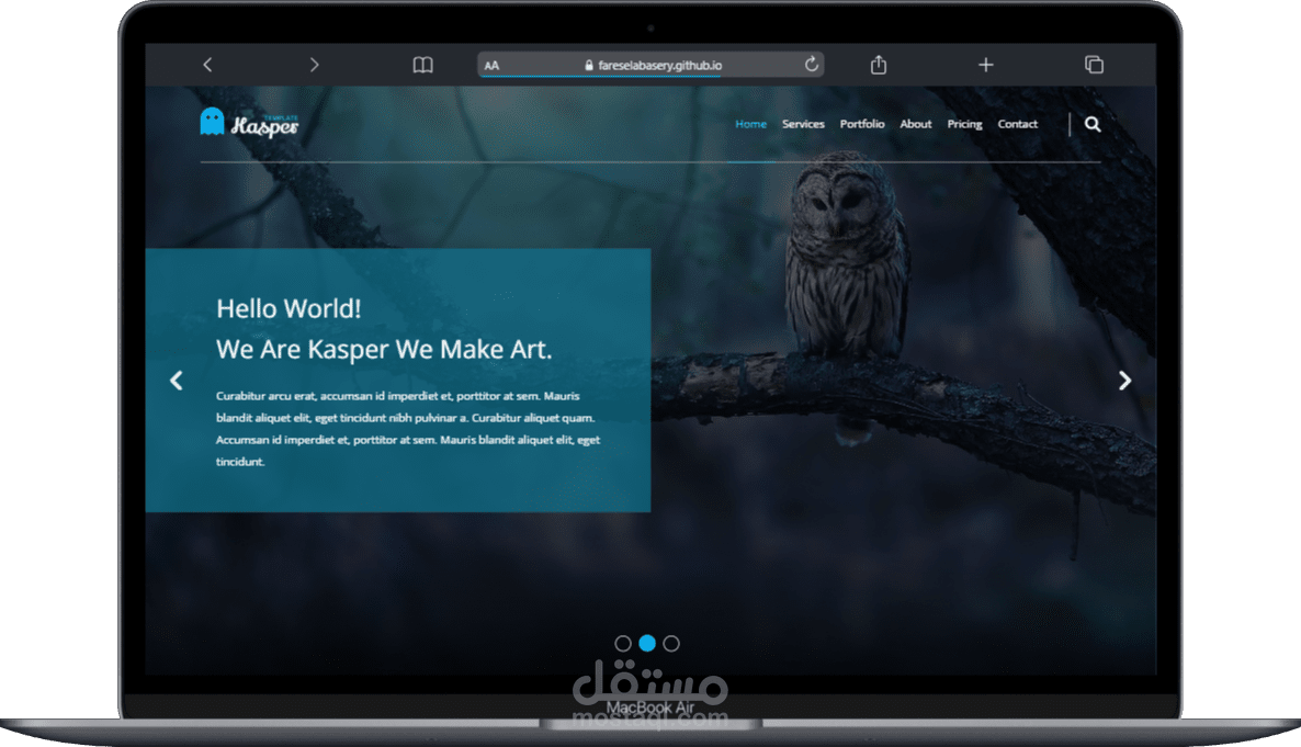 صفحه هبوط متجاوبه (Responsive)