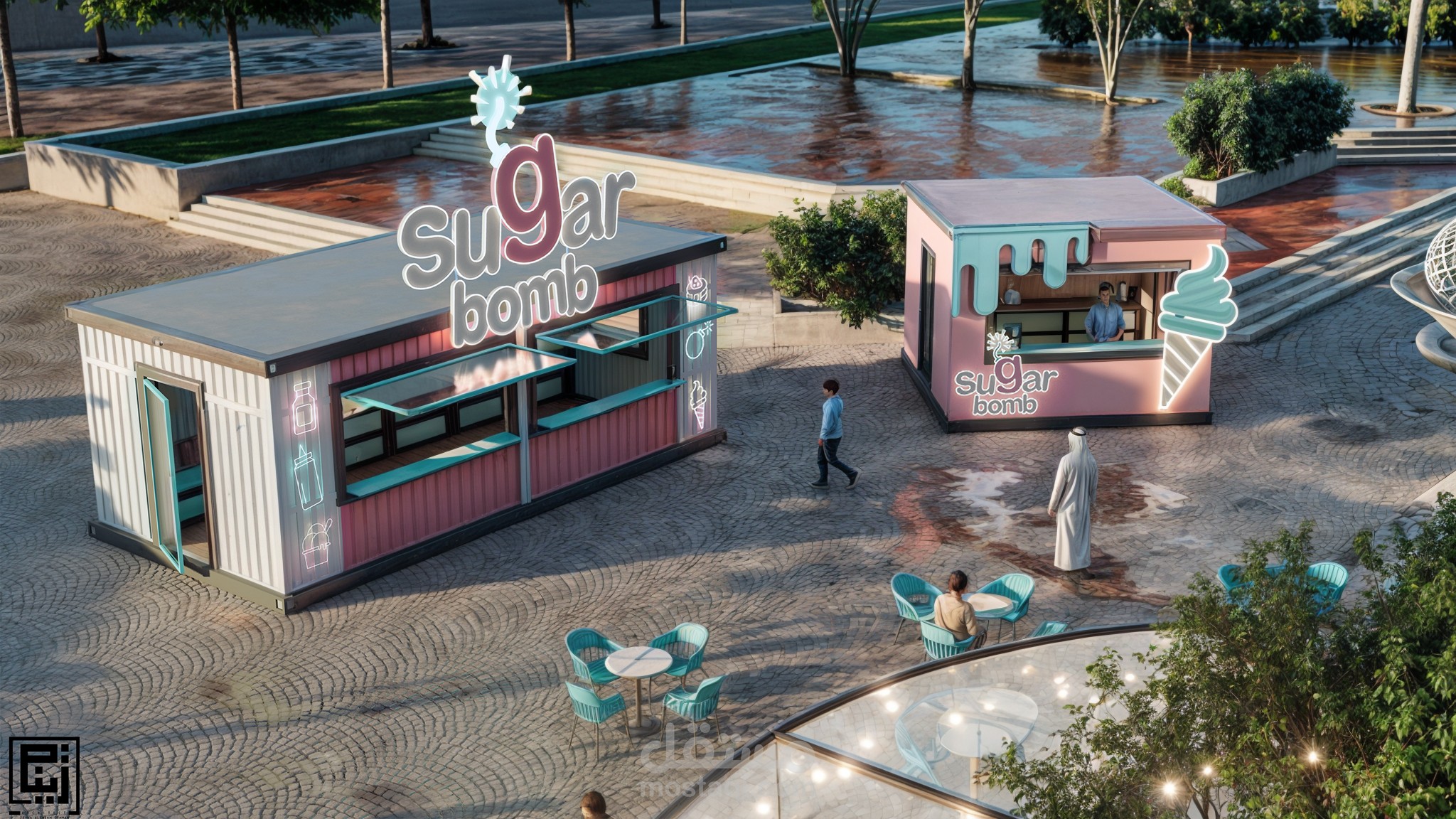Design for an Ice Cream Kiosk Event