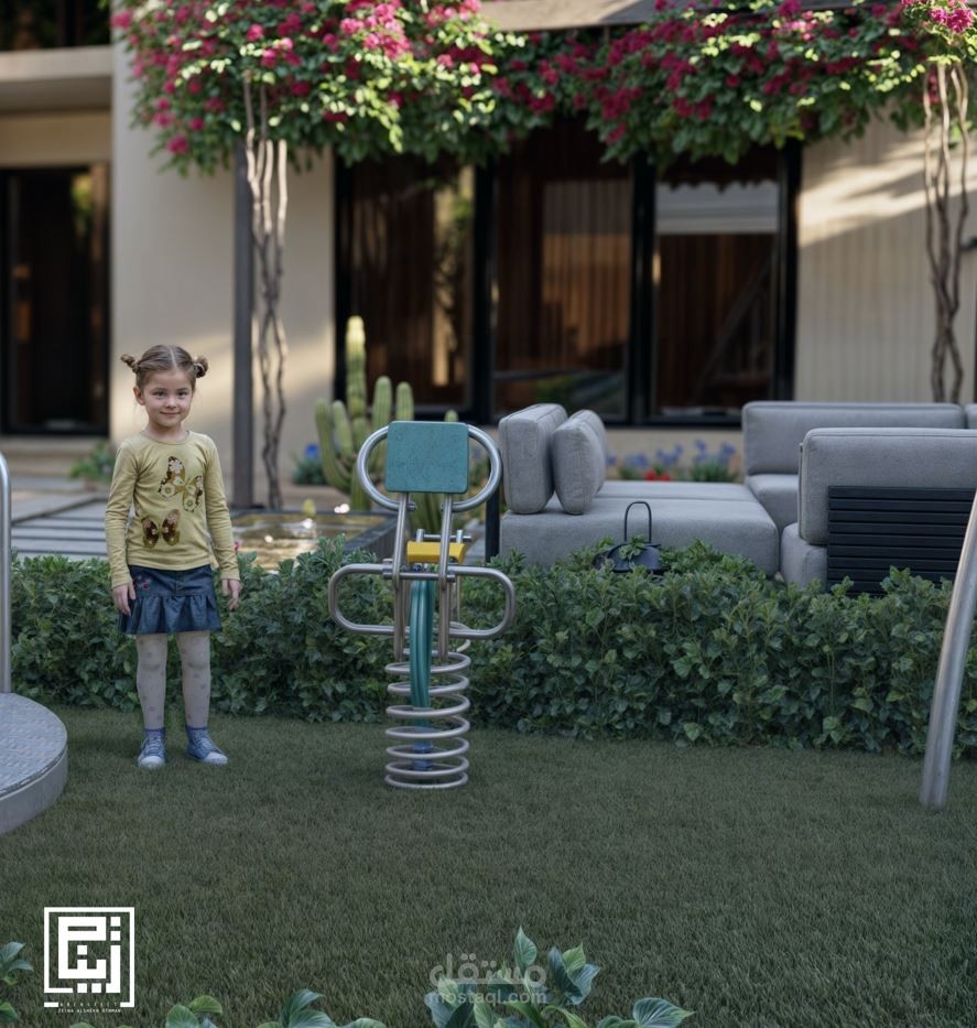 Landscape design and exterior façade renovation لاندسكيب