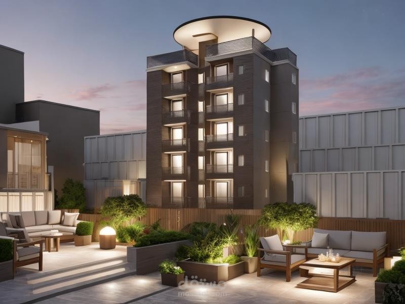 تصميم عماره سكنية