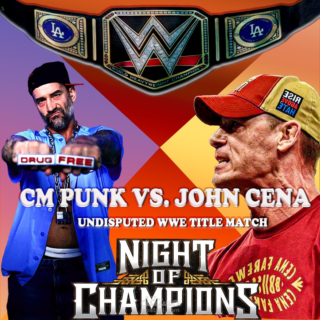Poster for wwe champion match