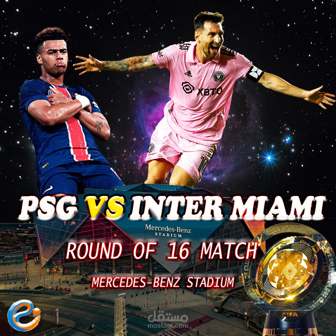 Poster for PSG vs INTER MIAMI MATCH