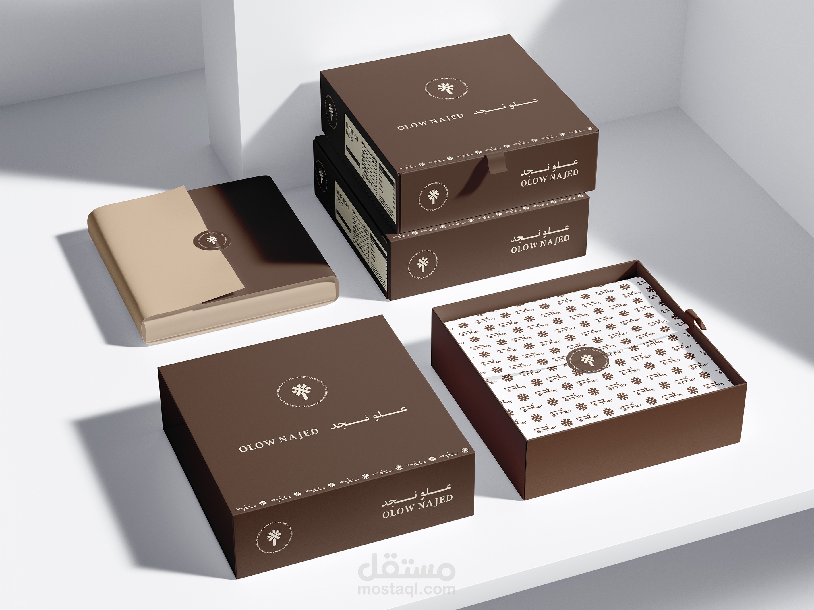 تصميم ملحقات هوية لدى توسم