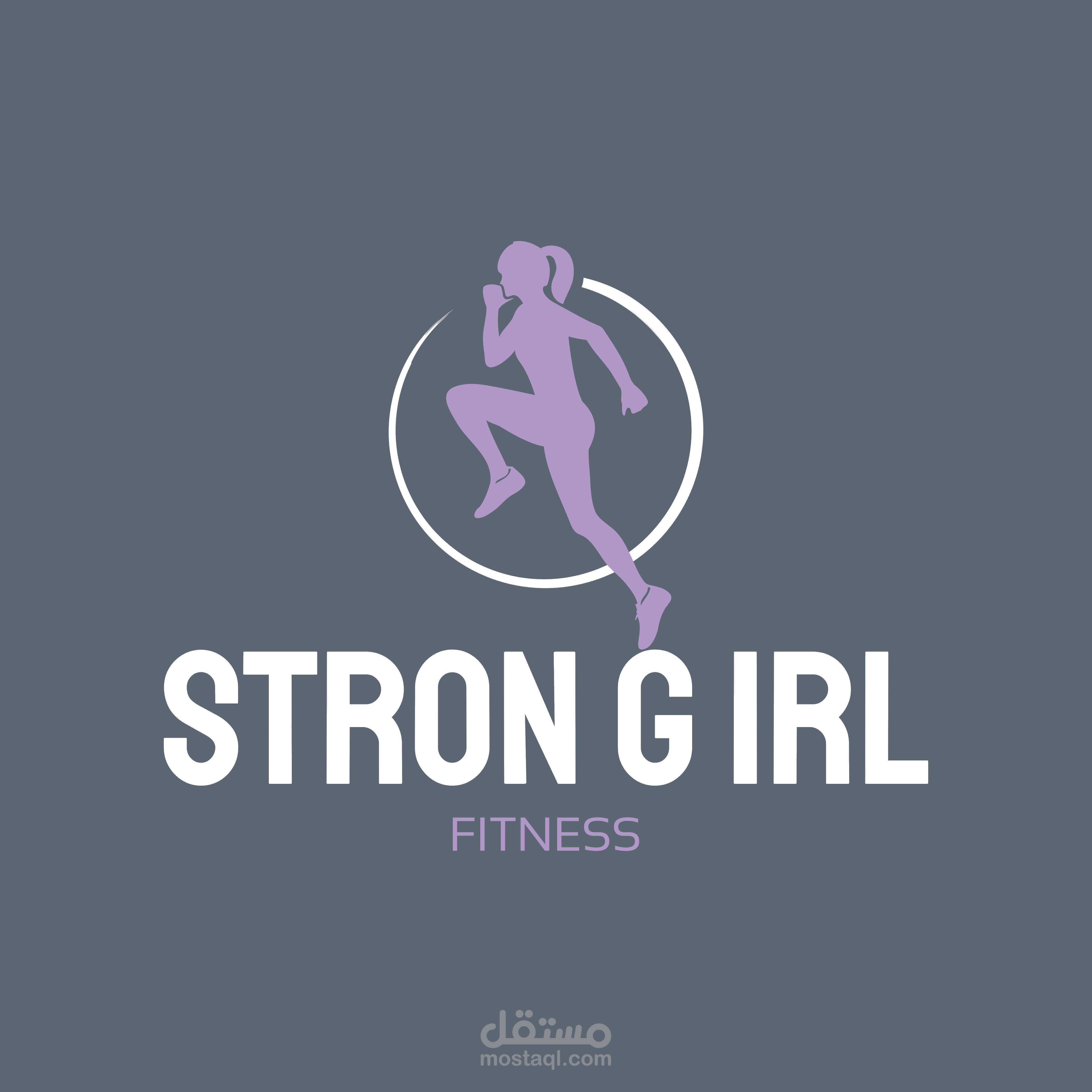 إنشاء لوجو إحترافي لهوية چيم نسائي