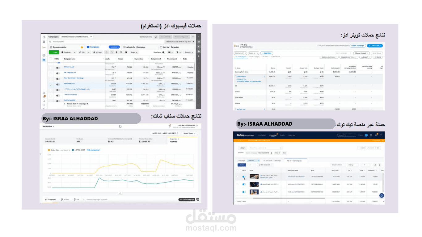 حملات إعلانية  على منصات التواصل الاجتماعي سوشيال ميديا