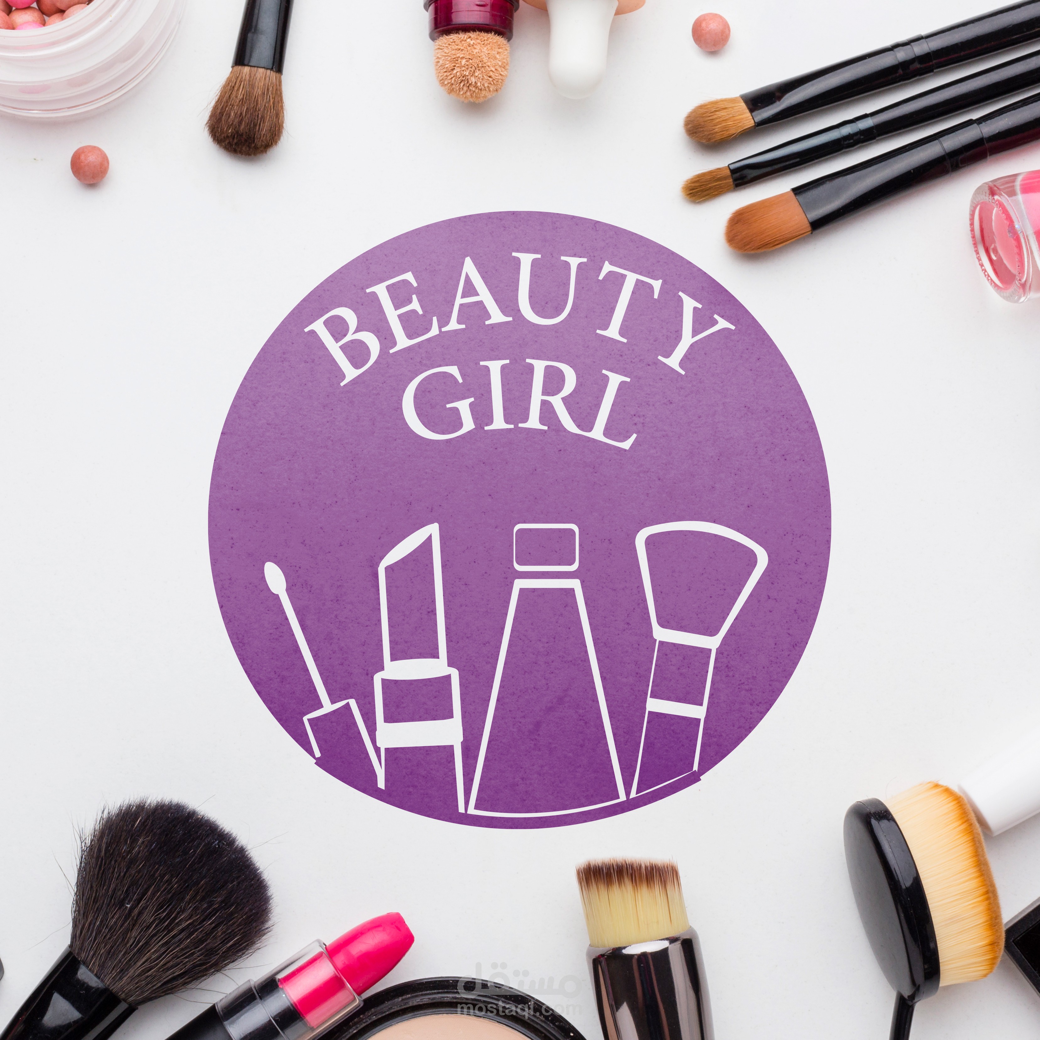 لوجو (BEAUTY GIRL) لشركه ميكأب