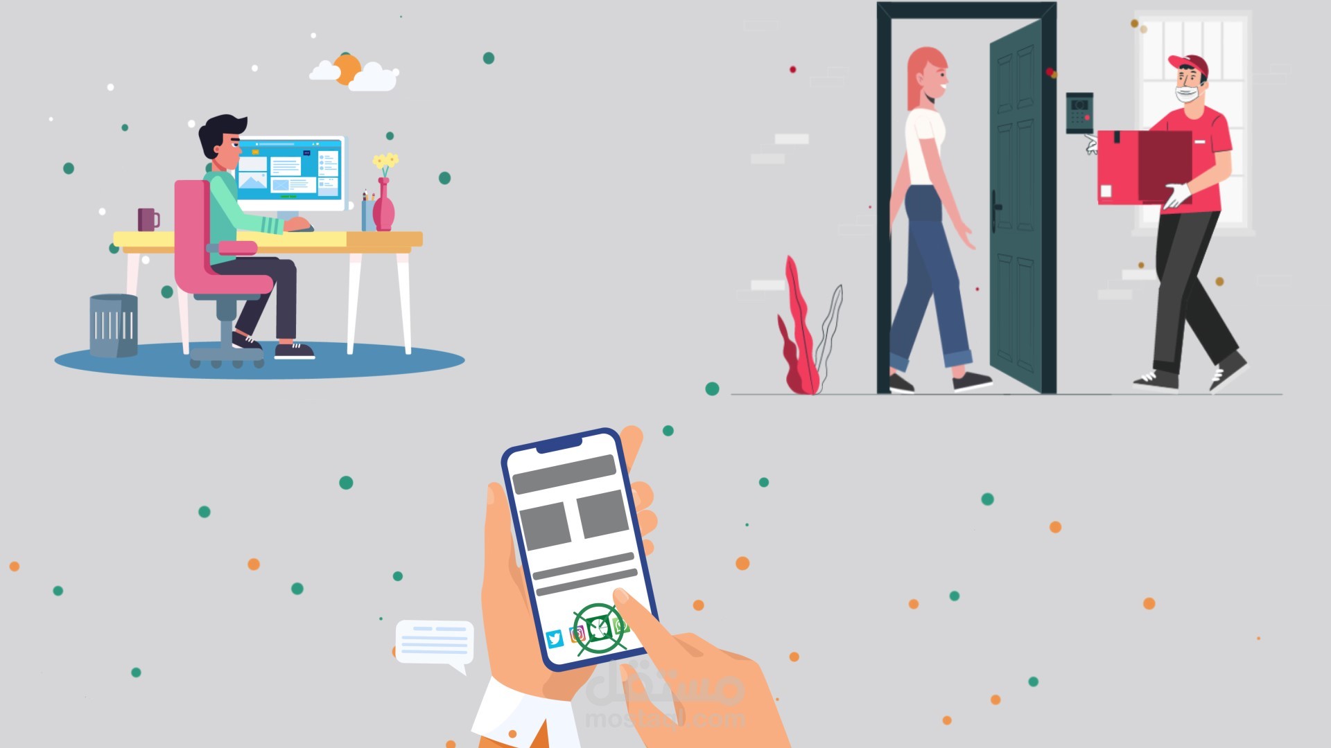 خدمة فيديو موشن جرافيك