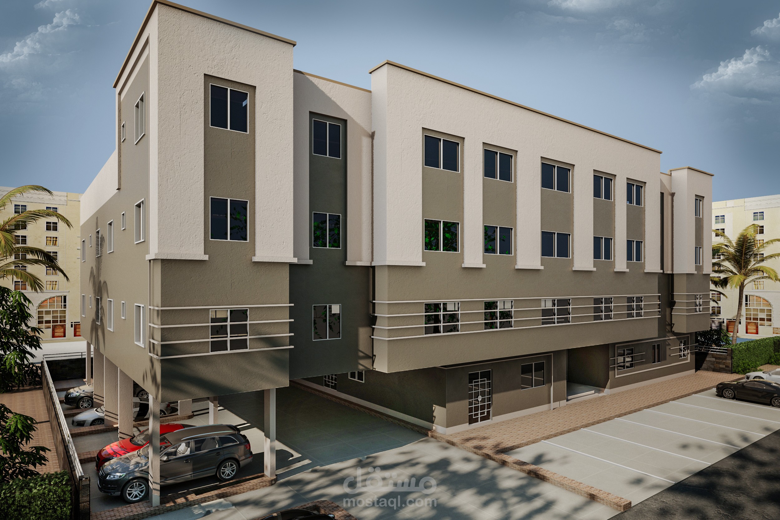 Exterior Design of A Residential Building