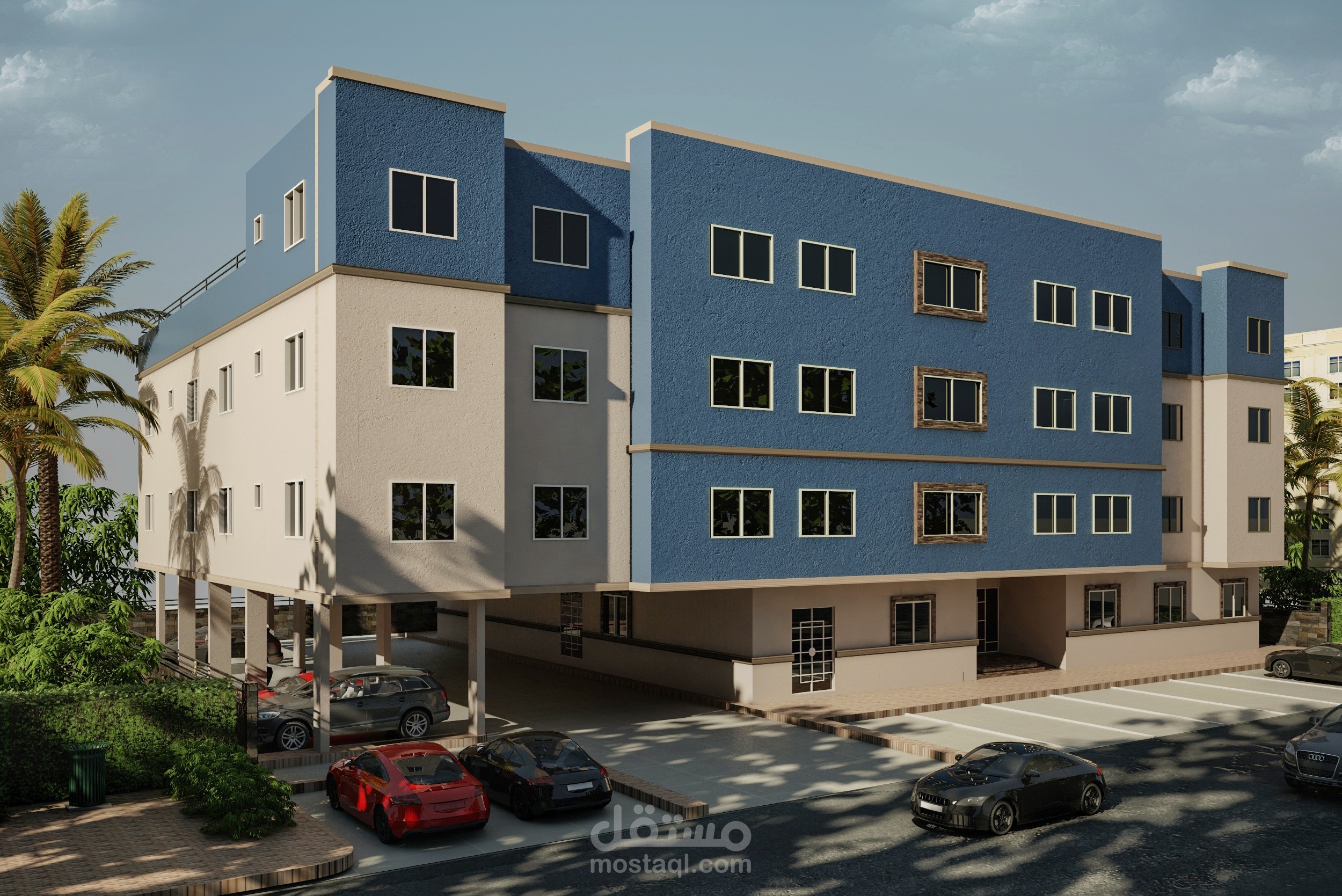 Exterior Design of A Residential Building