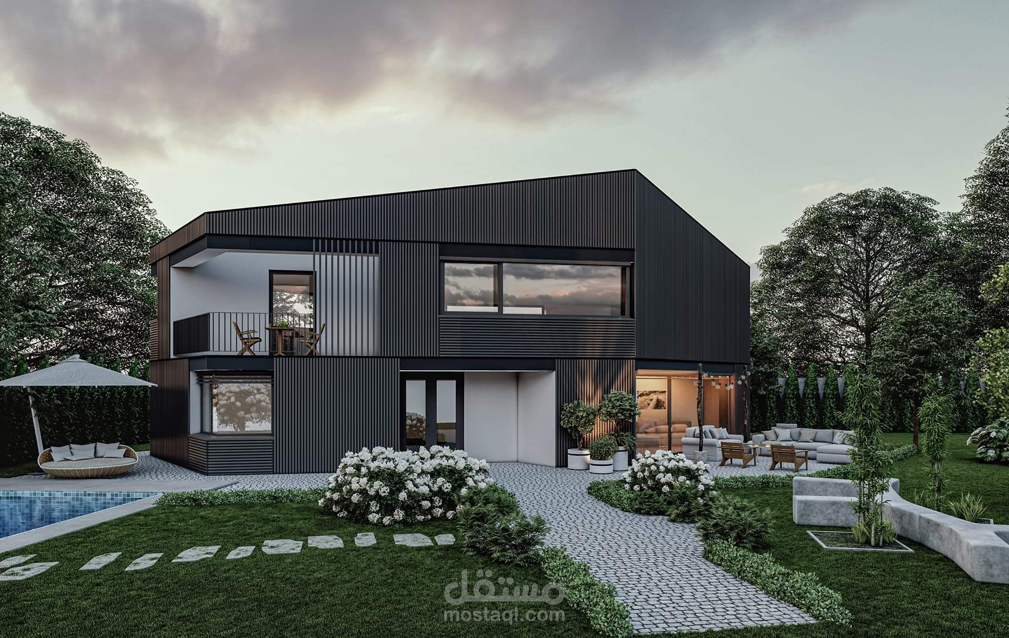 تصميم خارجى ثرى دى ماكس