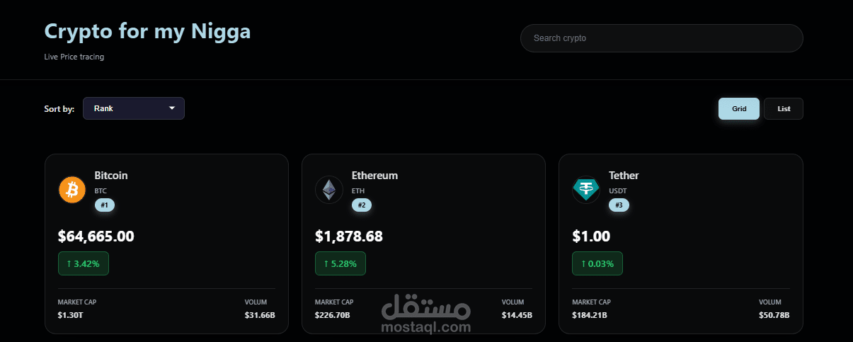 Crypto Tracker