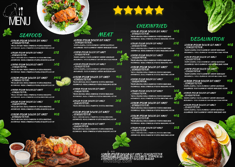 menu  Design