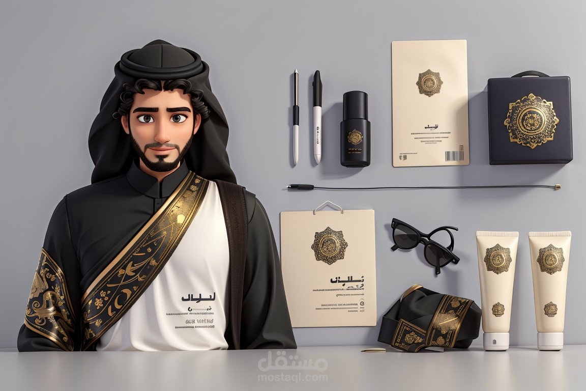 تصميم لعلامة تجارية سعودية