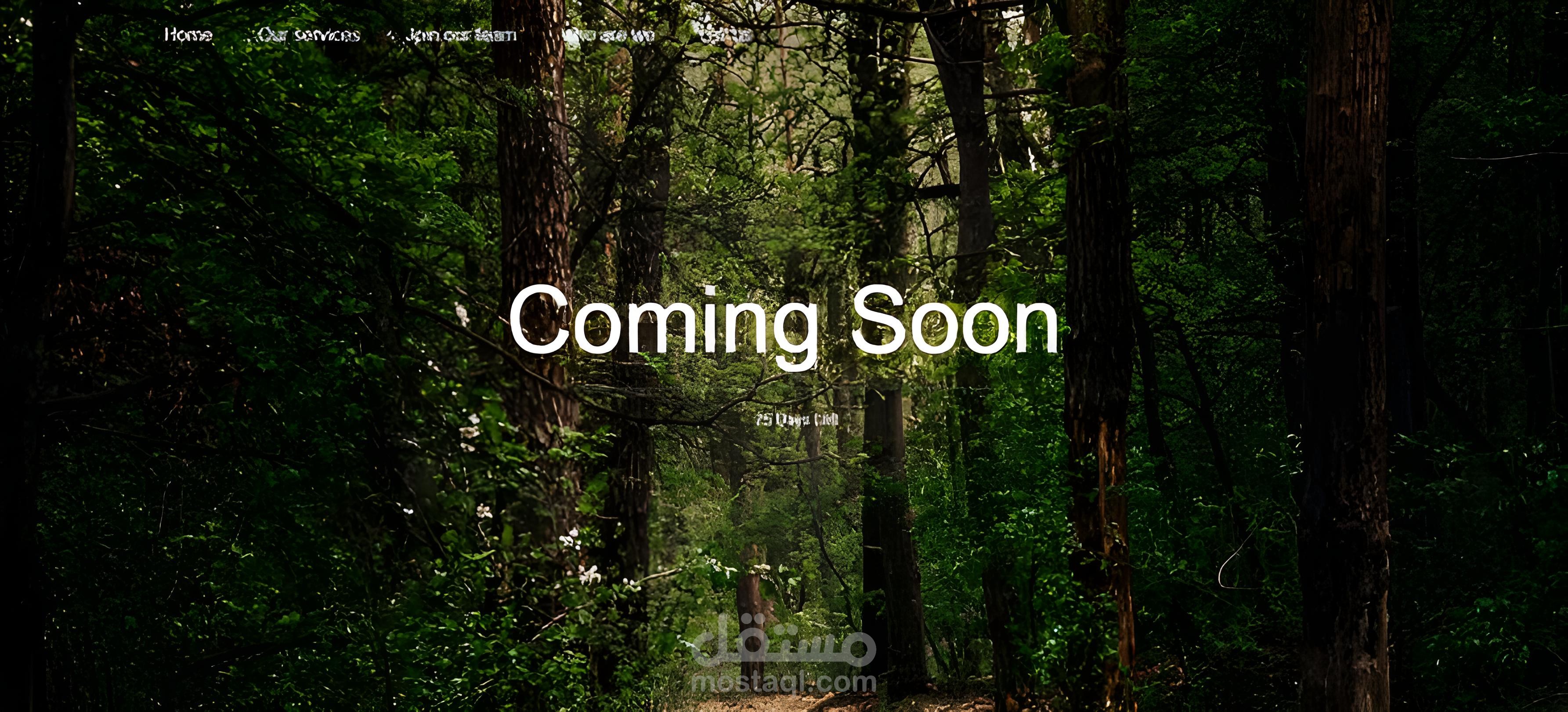 تطوير صفحه انتظار لأصدار موقع باستخدام لغه HTML 5 & CSS 3