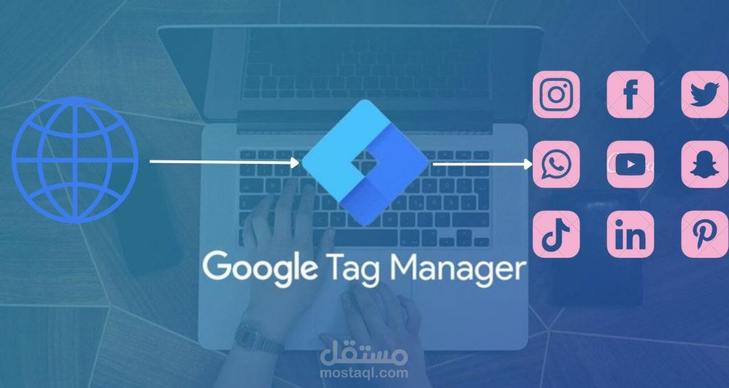 ربط قوقل تاج مانجر Google Tag Manager بالموقع الالكتروني