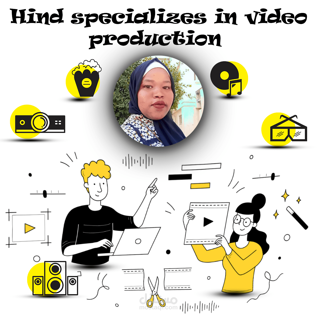 مونتاج احترافي لجميع الفديوهات
