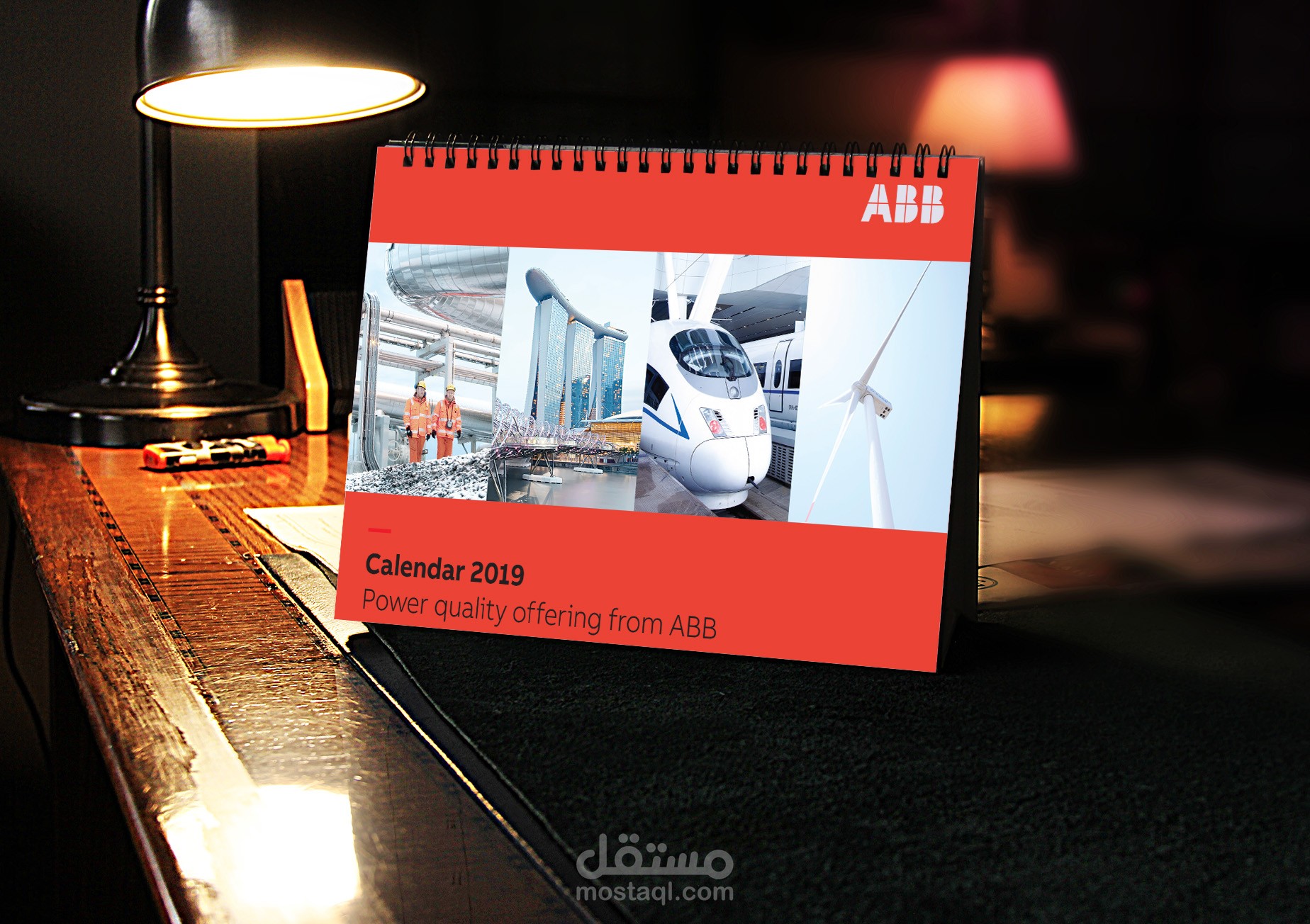 .calender ABB CO/ تقويم احترافي لشركة ABB