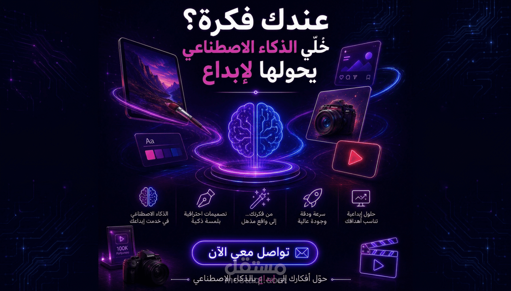 توليد وتعديل الصور بالذكاء الاصطناعي باحترافية