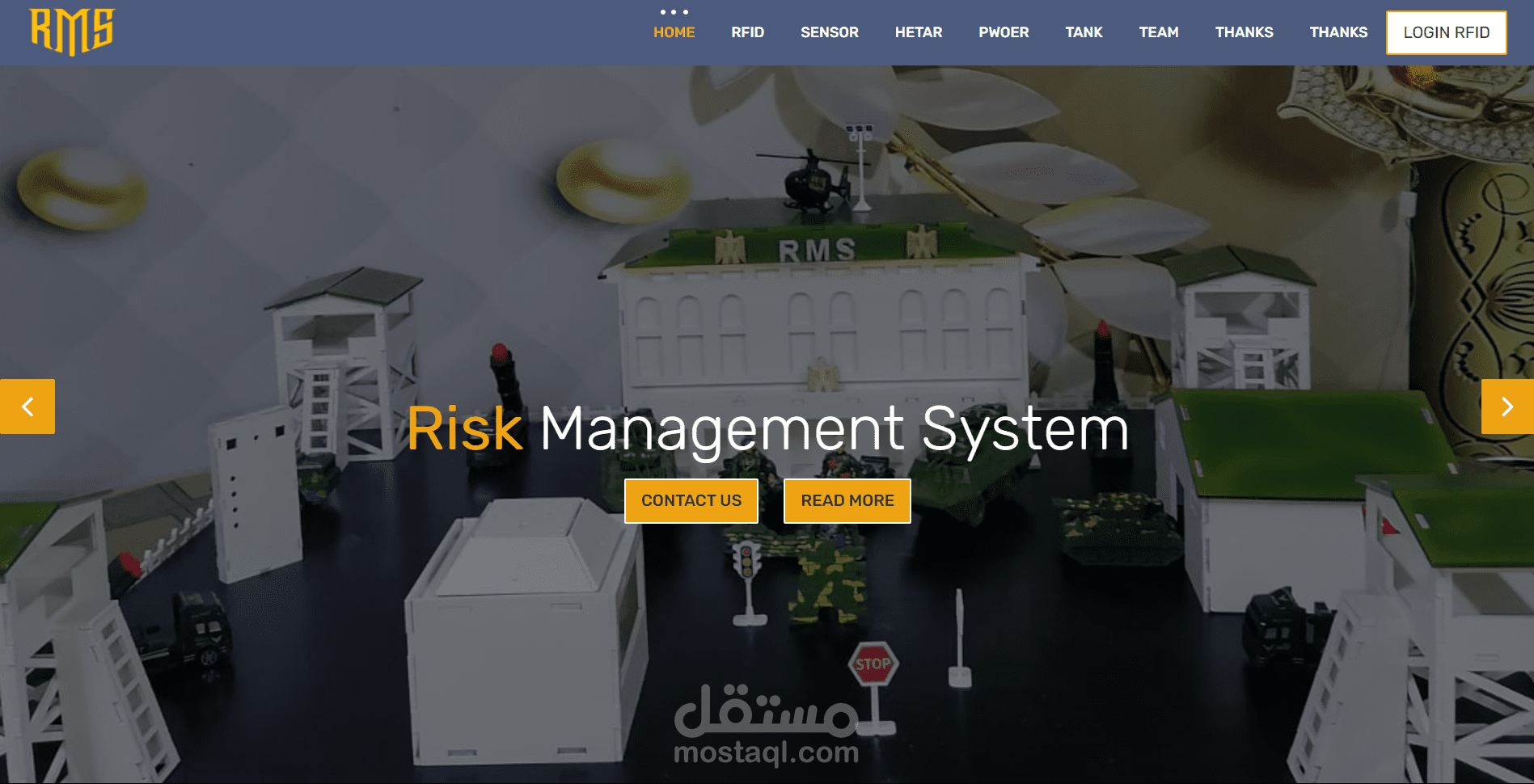 مواقع اكتروني لمشروع تخرج