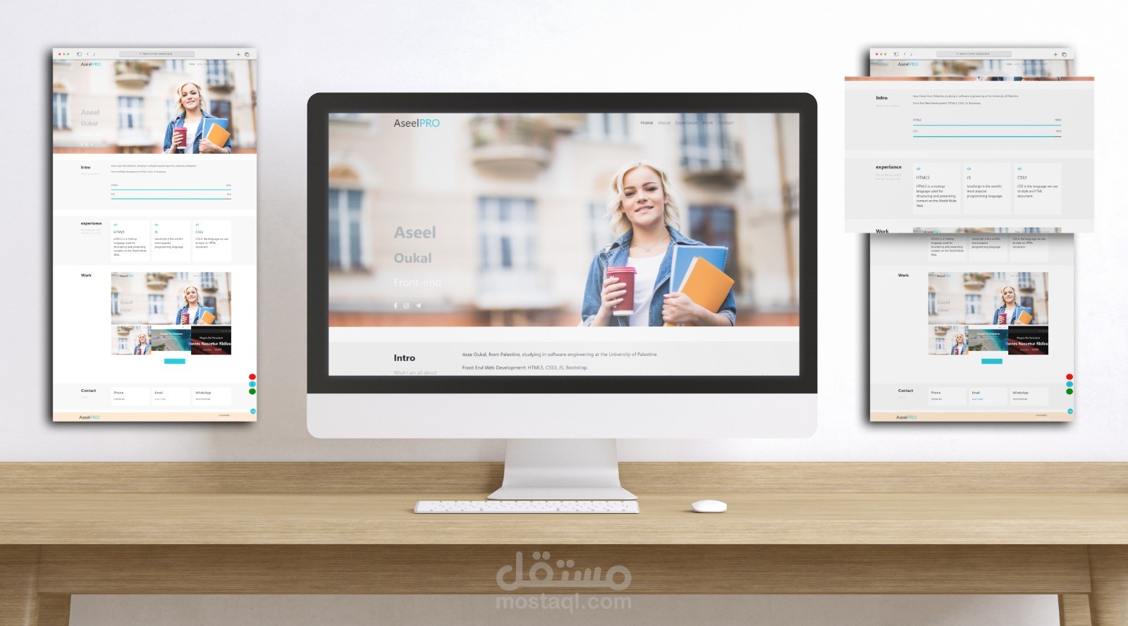 موقع ل cv  يعرض المهارات والأعمال