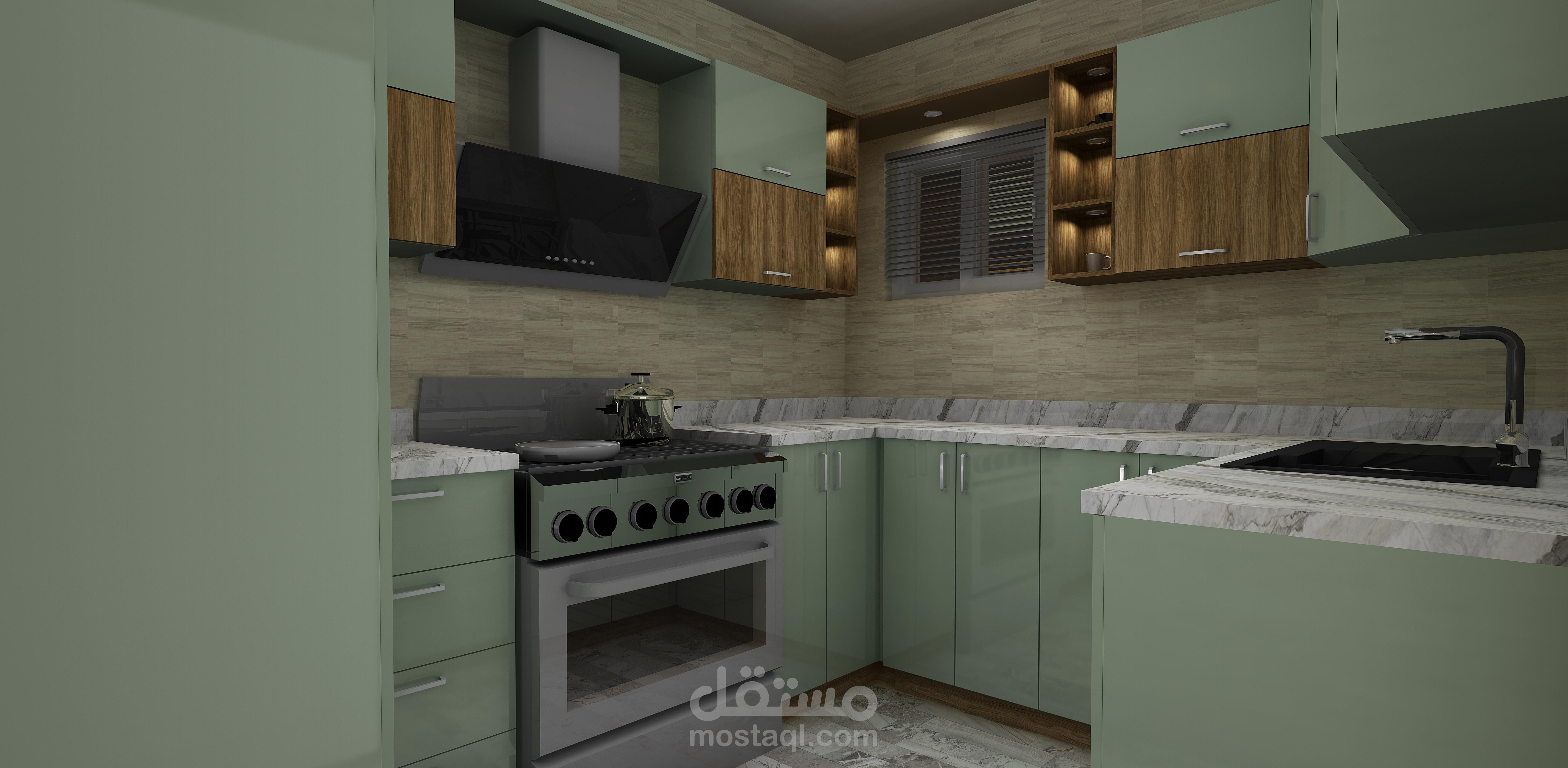 تصميم مطبخ 3D