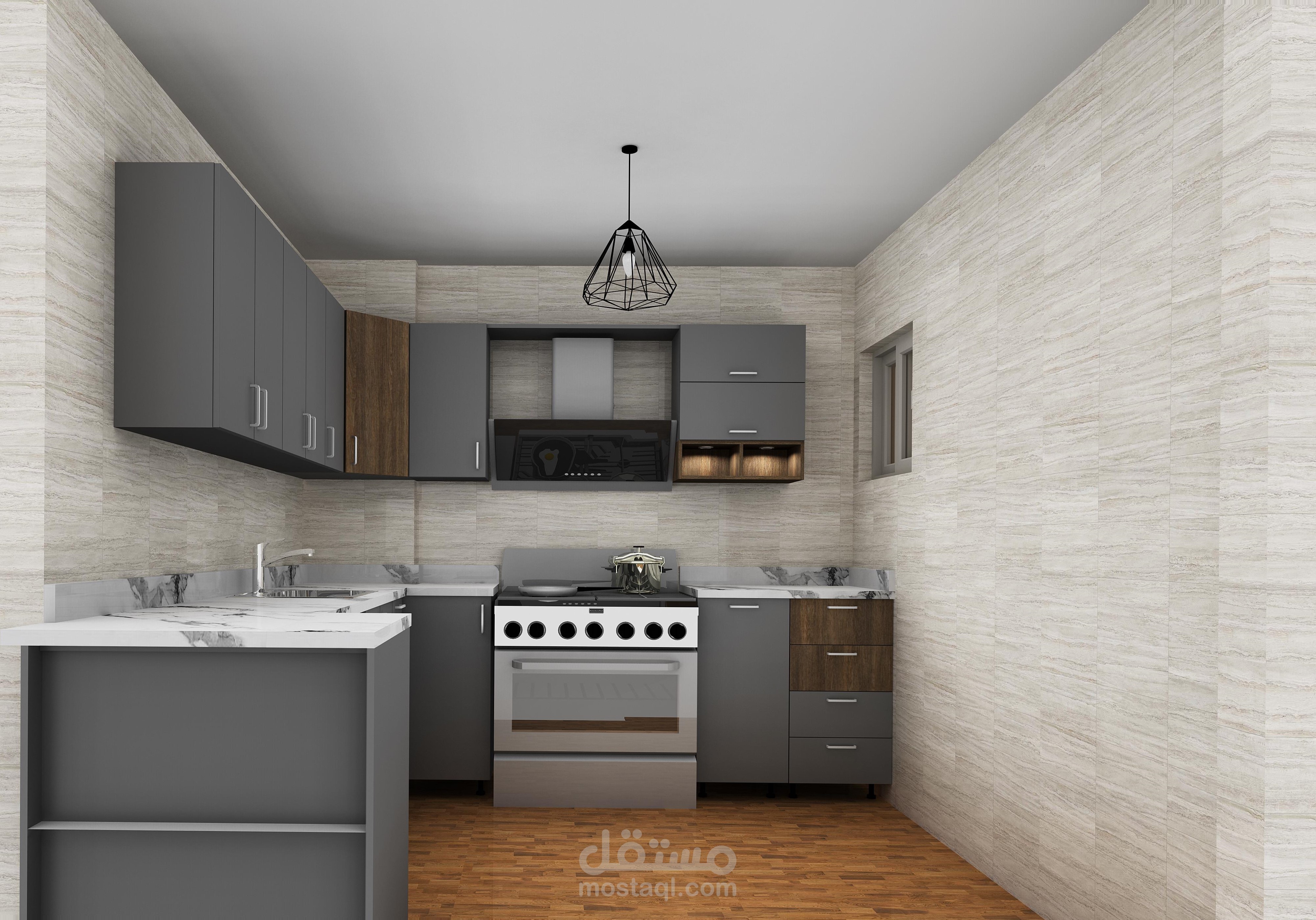 تصميم مطبخ 3D