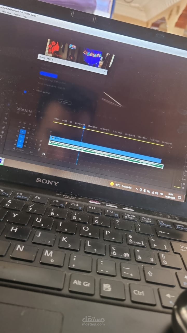 عمل مونتاج لفيديو اشهاري