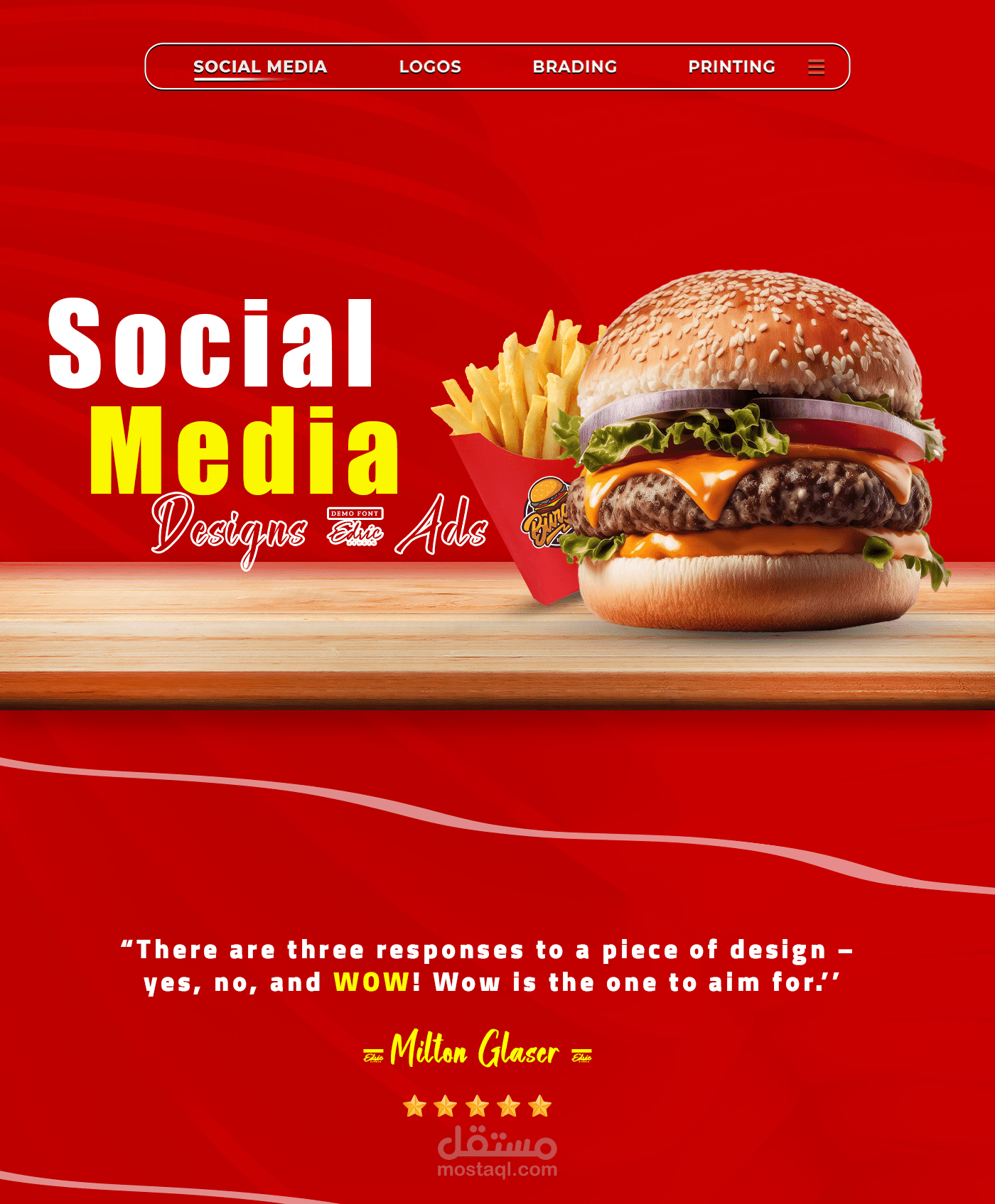 Burger King (Social Media Designs)